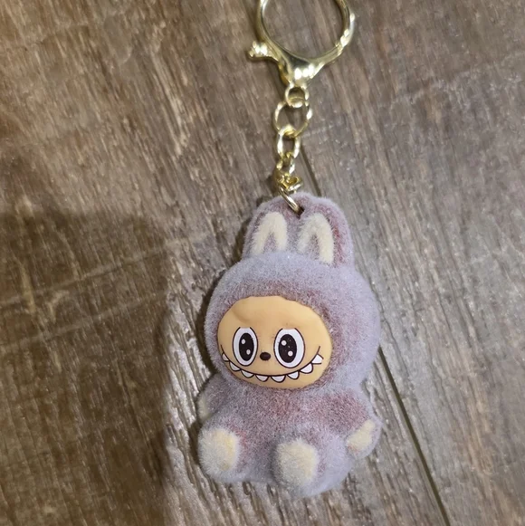 Cute Keychain In Brown/ Purple Color - Picture 2 of 3